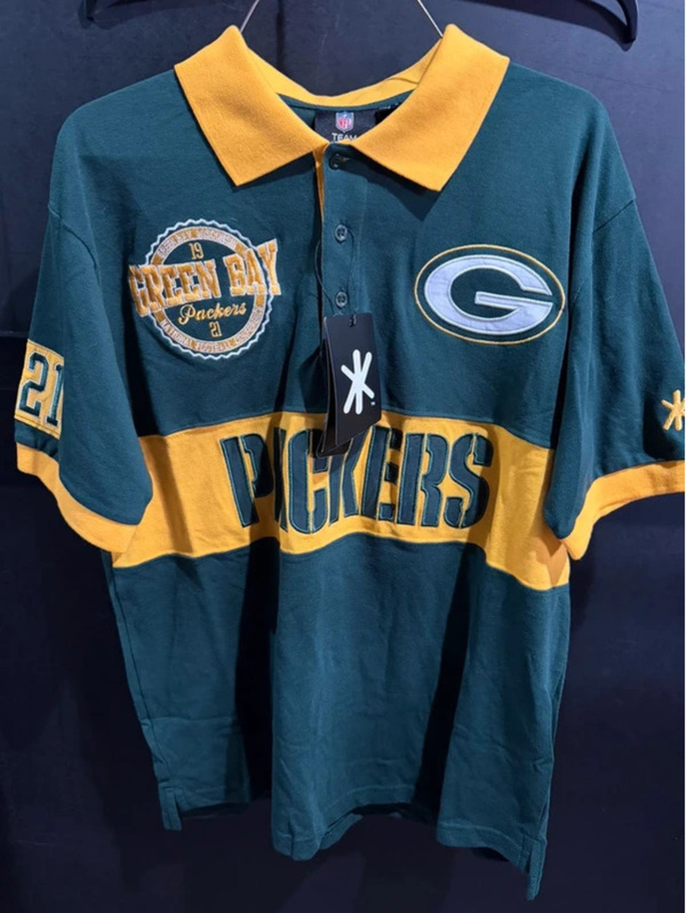 Green Bay Packers NFL Polo Shirt - Green & Gold